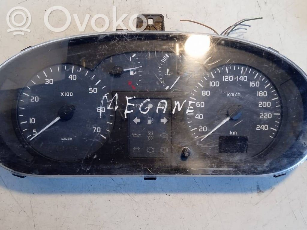 Renault Megane I Speedometer (instrument cluster) 