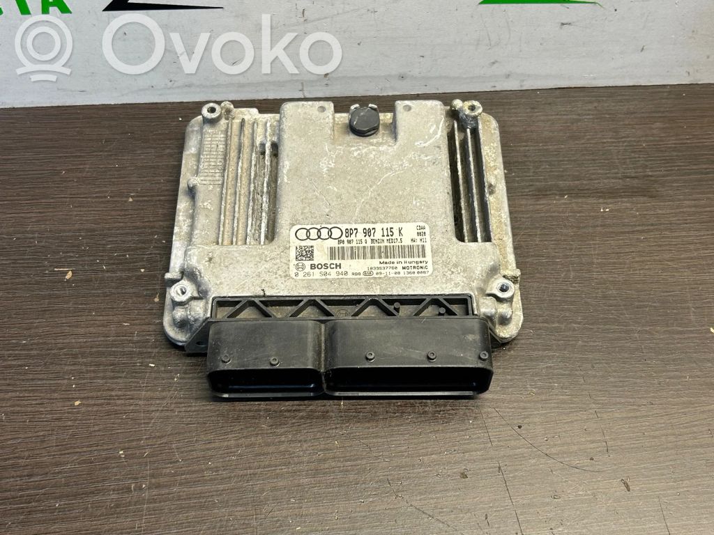 Audi A3 S3 A3 Sportback 8P Engine control unit/module 