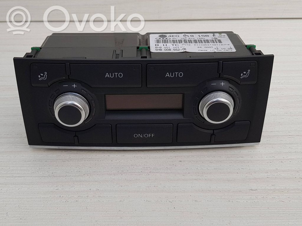 Audi A8 S8 D3 4E Climate control unit 
