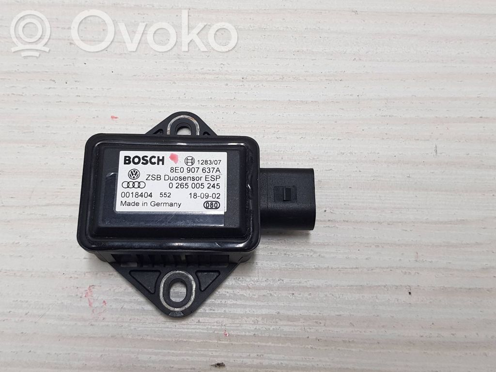 Audi A4 S4 B6 8E 8H Sensore di imbardata accelerazione ESP 