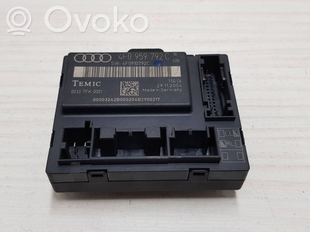 Door control unit/module   4F0910792C,0033TFK0001,4F0959792C