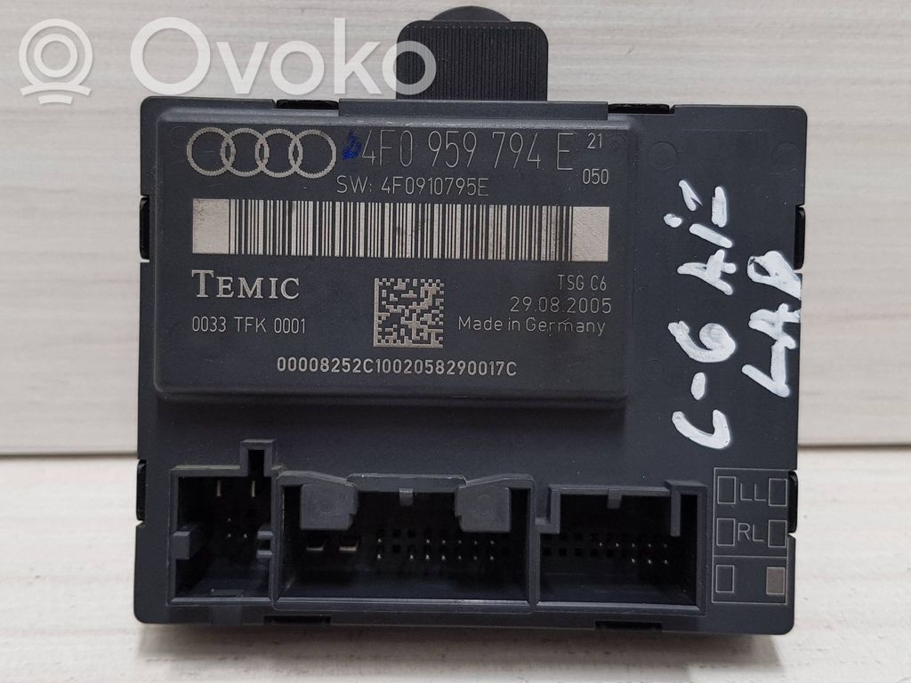 Door control unit/module   4F0959794E,4F0910795E,29082005