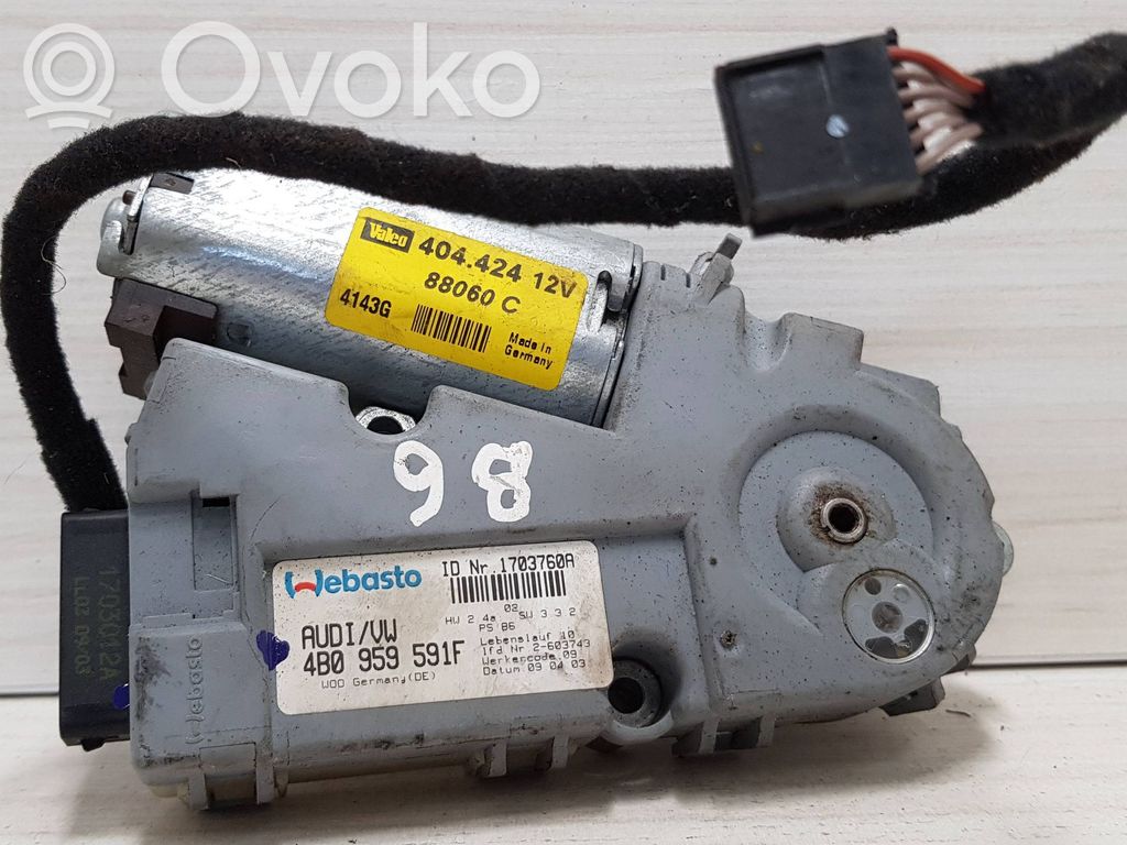 Audi A4 S4 B6 8E 8H Moottori/käyttölaite 