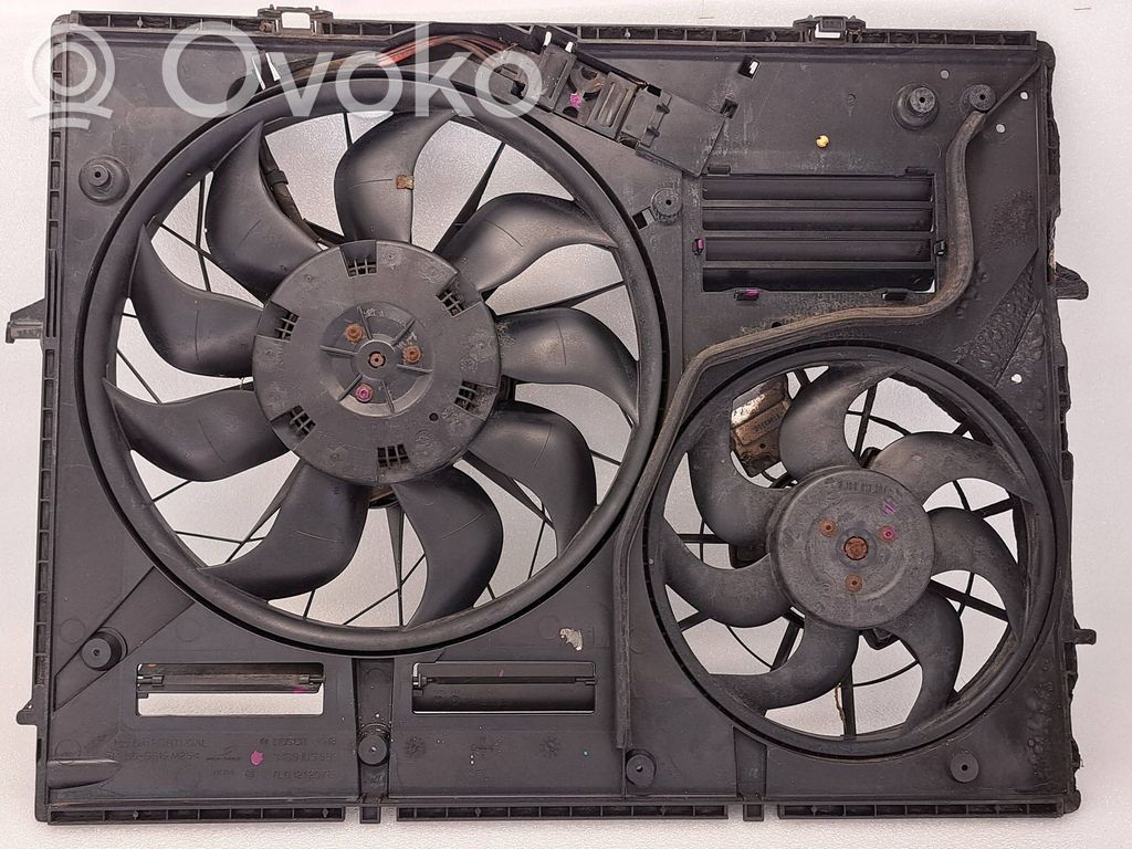 Porsche Cayenne (9PA) Radiator cooling fan shroud 