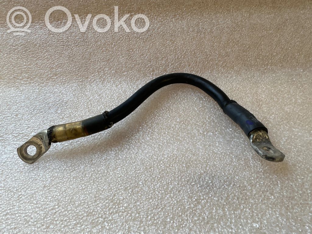 Audi A6 S6 C6 4F Minus / Klema / Przewód akumulatora 