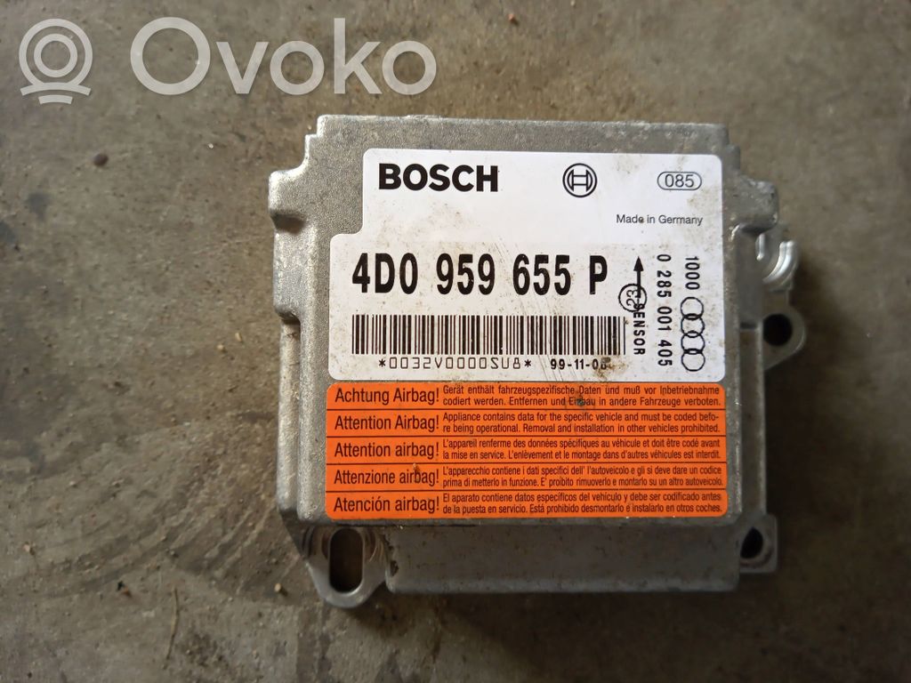 Audi A8 S8 D2 4D Airbag control unit/module 