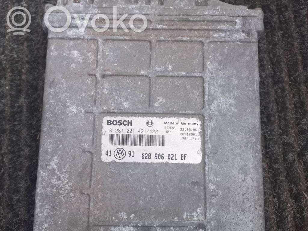 Engine control unit/module   028906021BF,28SA2901,0281001421