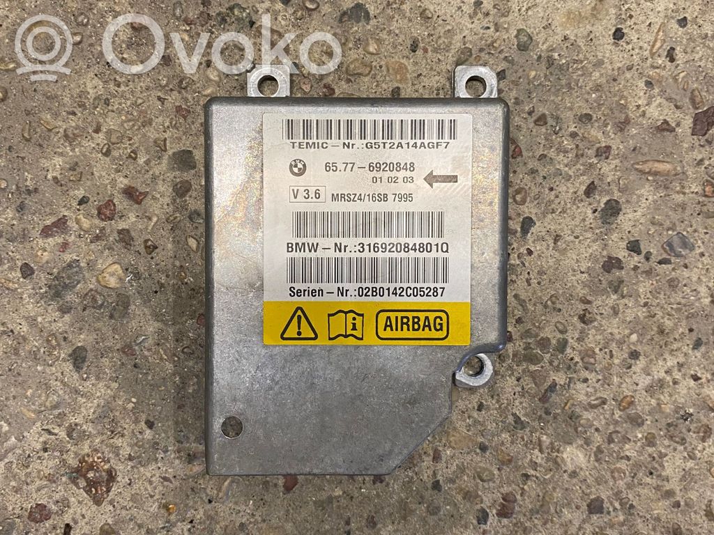 BMW 5 E39 Airbag control unit/module 