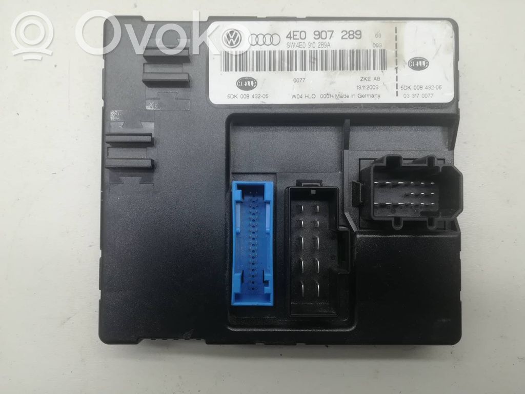 Komforto modulis   4E0907289,SW4E0910289A