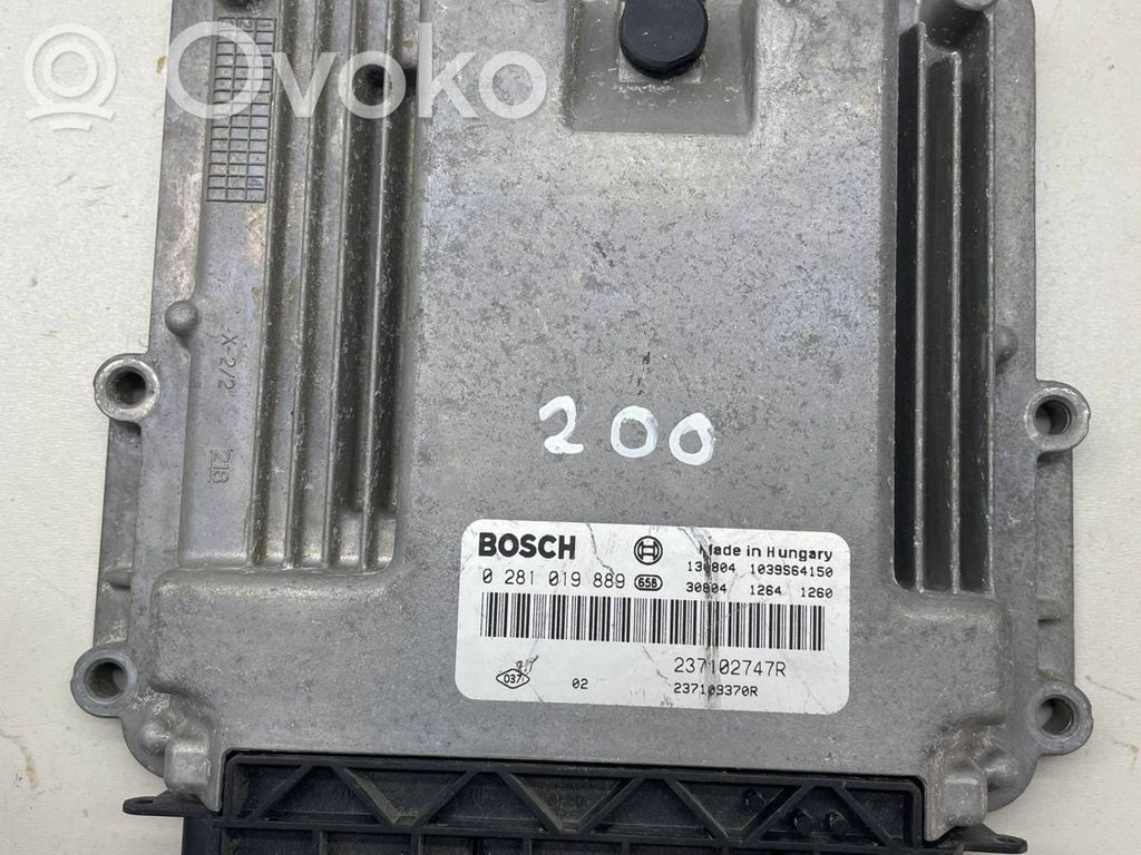 Renault Captur Engine control unit/module 