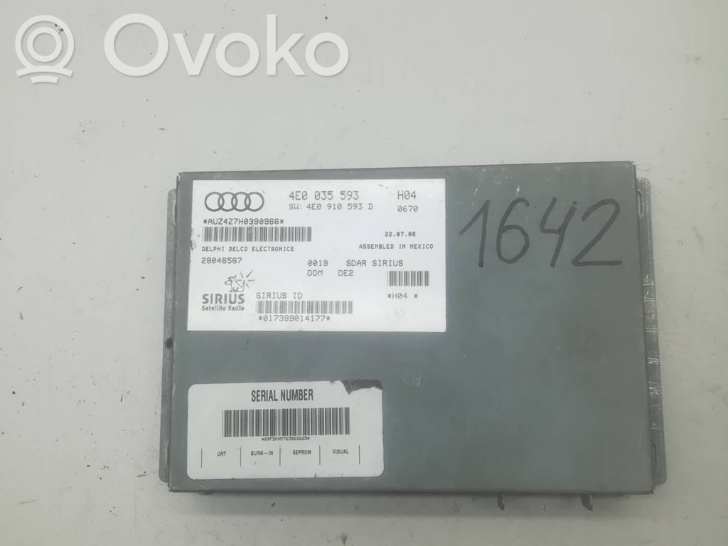 Bedieneinheit Controller Multimedia   4E0035593,4E0910593D