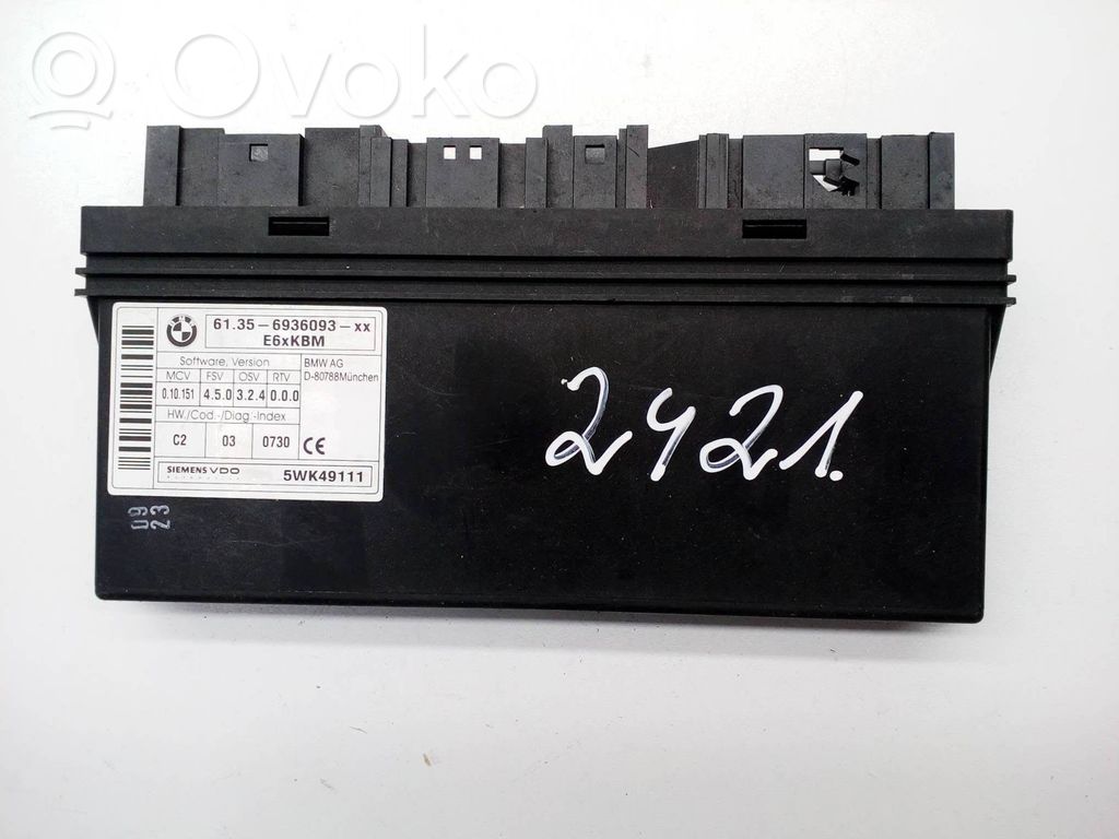 BMW 5 E60 E61 Komforta modulis 