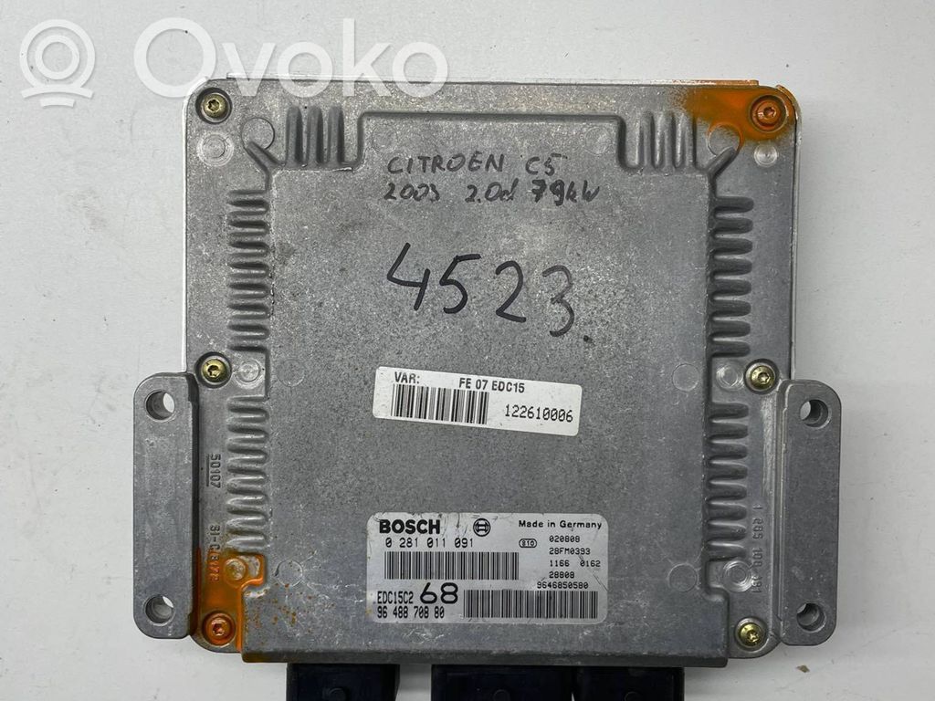 Citroen C5 Engine control unit/module 