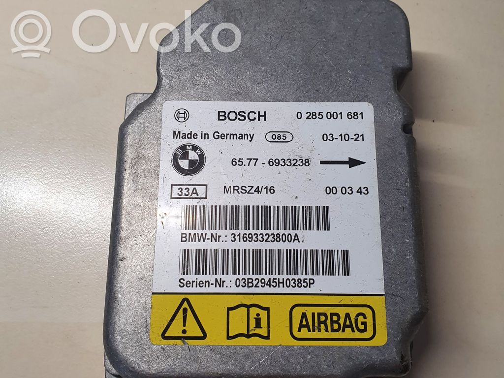 BMW 3 E46 Airbag control unit/module 