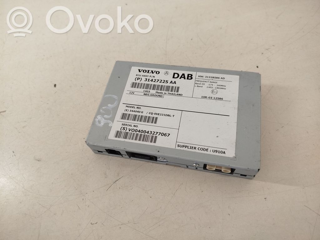 Volvo V40 Cross country Antenna control unit 