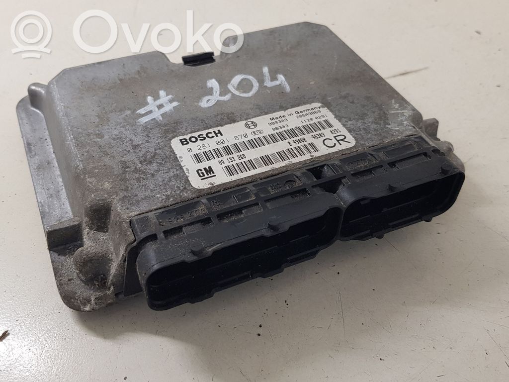 Opel Astra G Engine control unit/module 