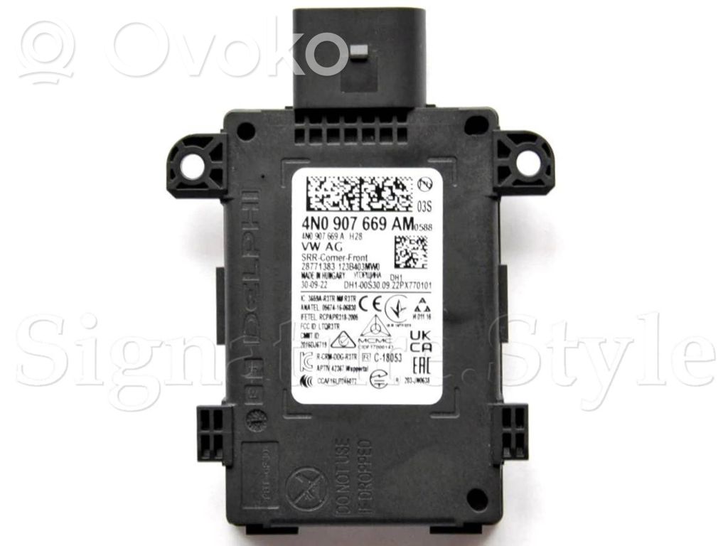 Audi A6 S6 C8 4K Blind spot module 