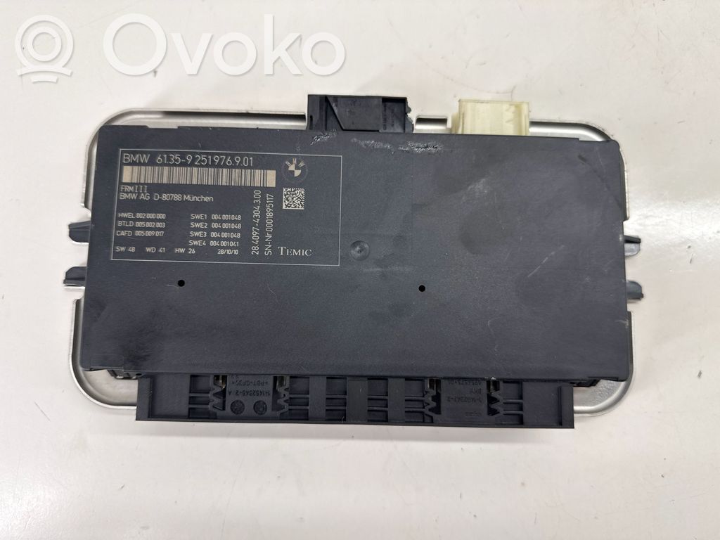 BMW 5 F10 F11 Sterownik / Moduł świateł LCM 