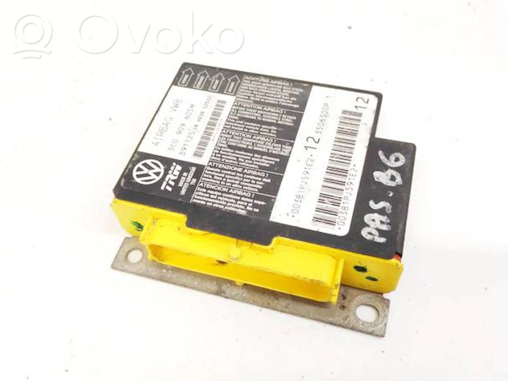 Centralina/modulo airbag   3C0909605M,391125,391125,3C0909605M