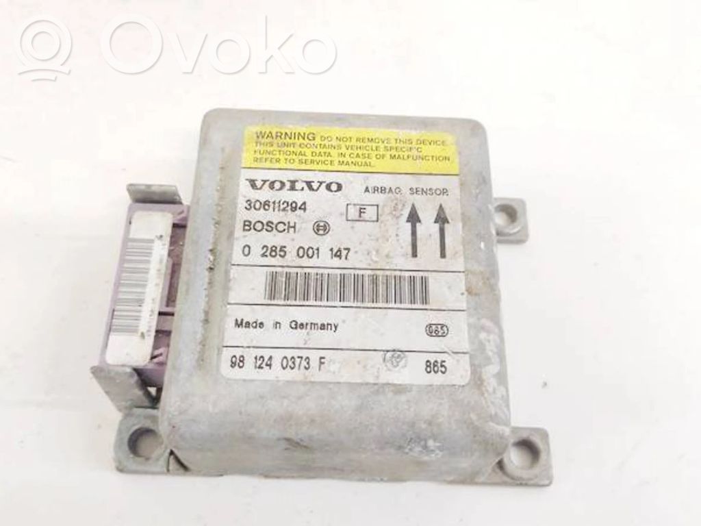 Volvo S40, V40 Centralina/modulo airbag