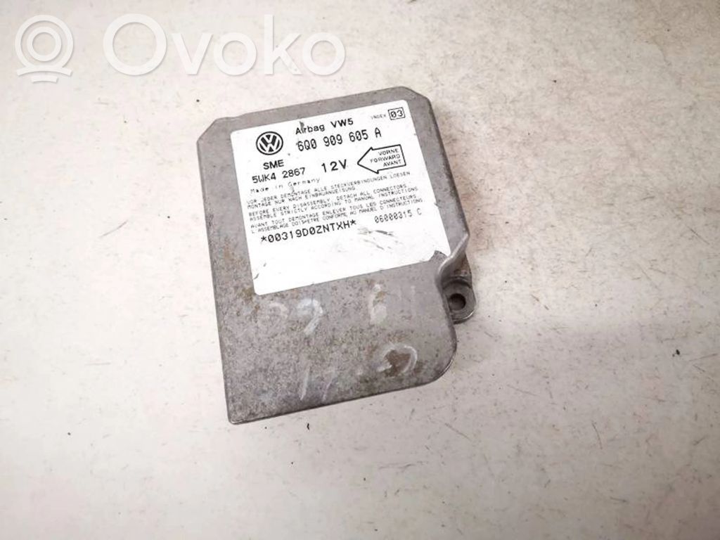 Unidad de control/módulo del Airbag   6Q0909605A,5WK42867,5WK42867,6Q0909605A