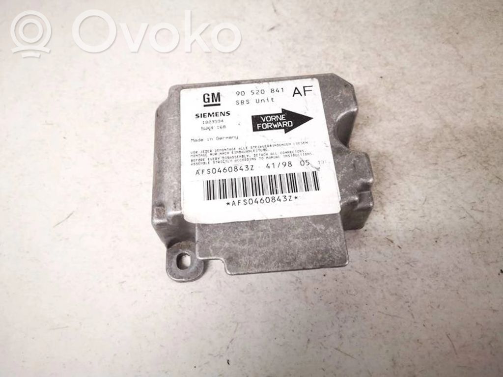 Opel Astra G Centralina/modulo airbag 