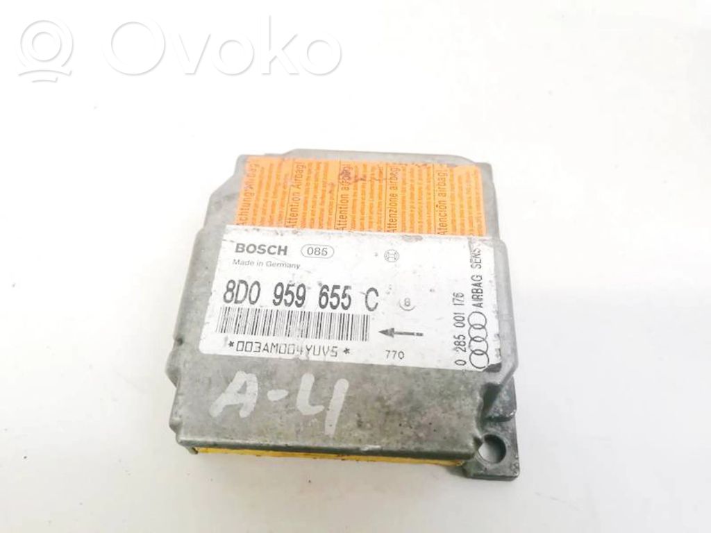 Turvatyynyn ohjainlaite/moduuli   8D0959655C,0285001176,0285001176,8D0959655C