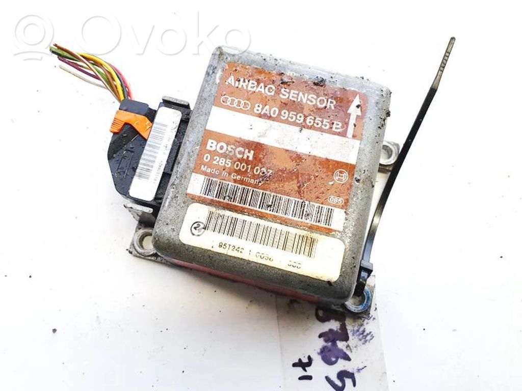 Unitate/modul de comandă airbaguri   8A0959655B,0285001037,0285001037,8A0959655B