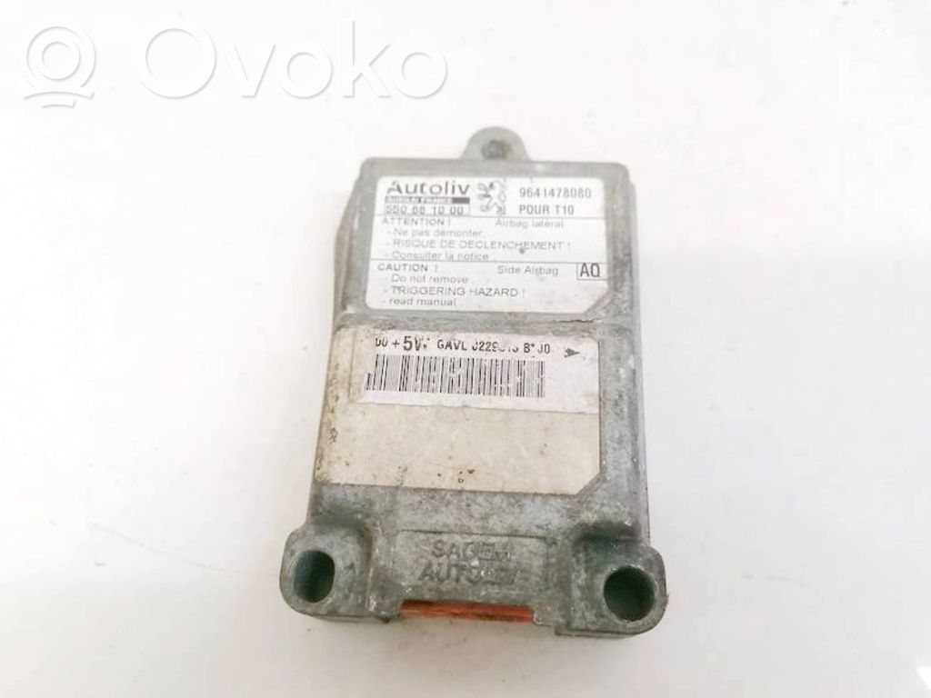 Centralina/modulo airbag   9641478080,550661000,550661000,9641478080