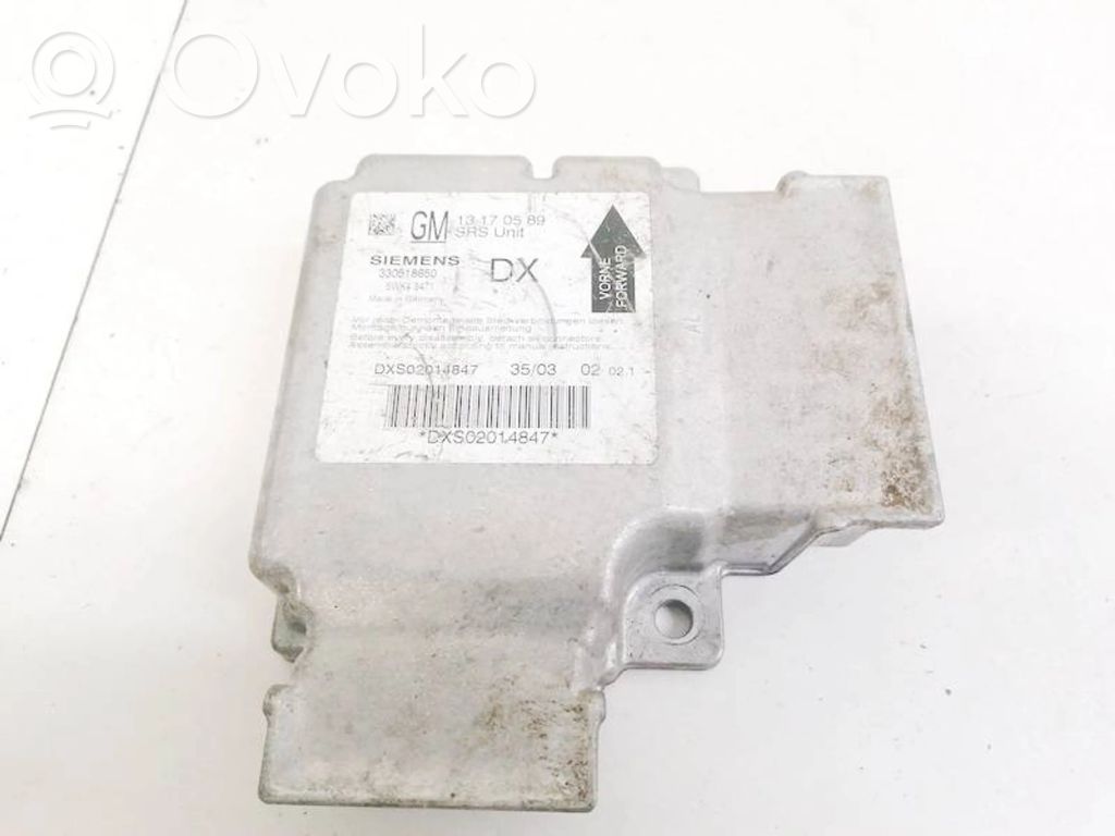 Opel Signum Centralina/modulo airbag