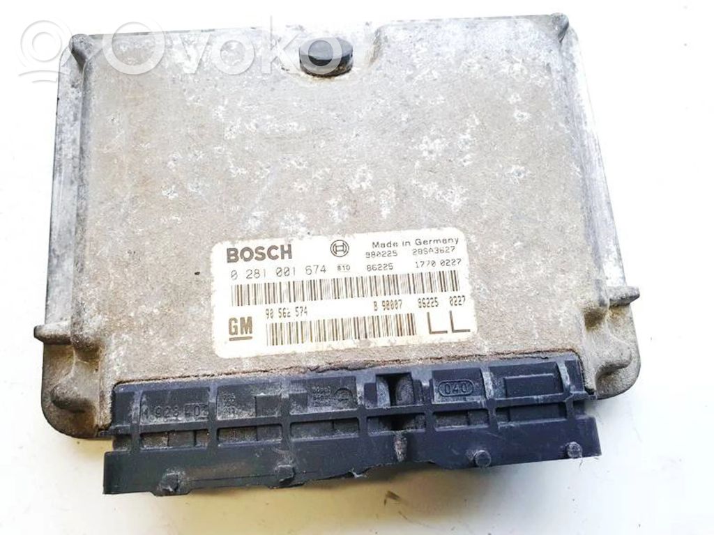 Unidad de control/módulo del motor   0281001674,90562574,0281001674,90562574