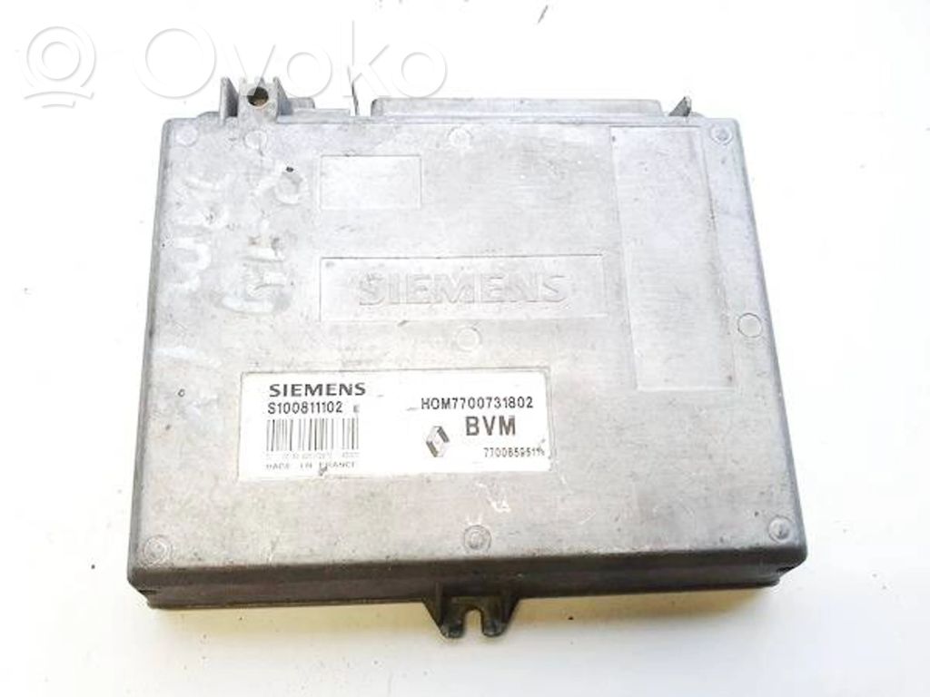 Unidad de control/módulo del motor   7700859511,S100811102E,7700859511,S100811102E