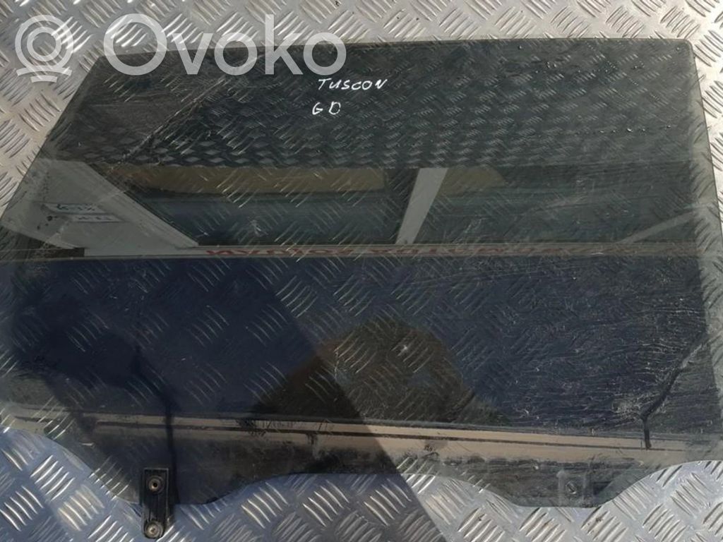Hyundai Tucson JM Vetro del finestrino della portiera posteriore