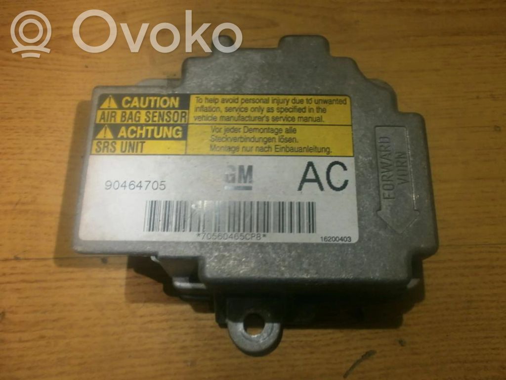Centralina/modulo airbag   GM90464705,GM90464705