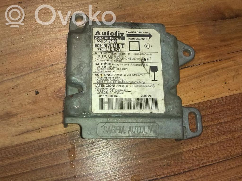 Unitate/modul de comandă airbaguri   7700418152D,7700418152D