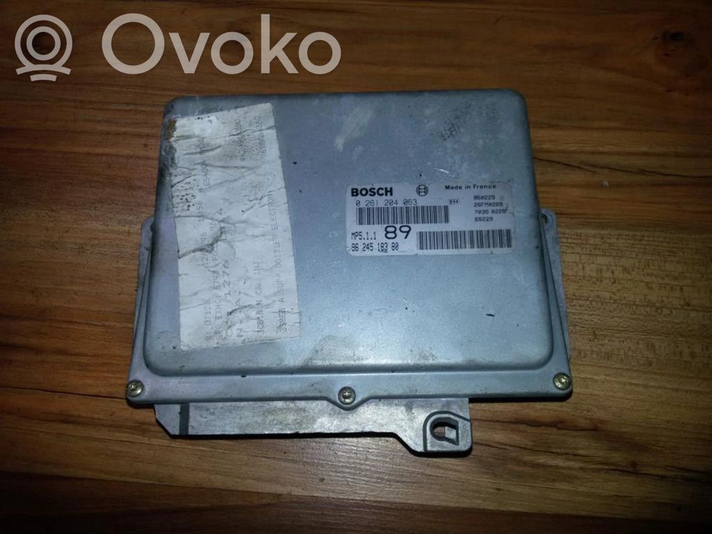 Unitate/modul de control motor   0261204063,9624518380,0261204063,9624518380