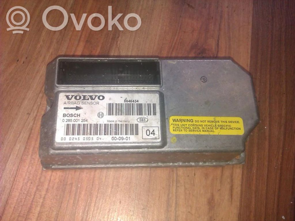 Centralina/modulo airbag   0285001254,8646434,0285001254,8646434