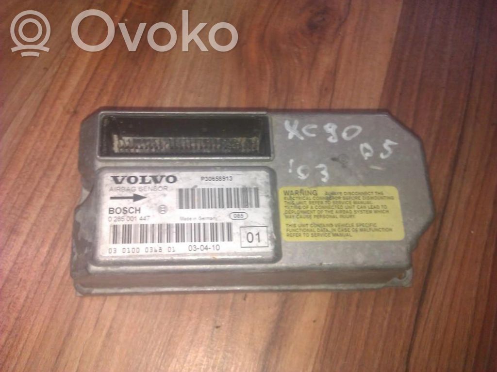 Module de contrôle airbag   0285001447,P30658913,0285001447,P30658913