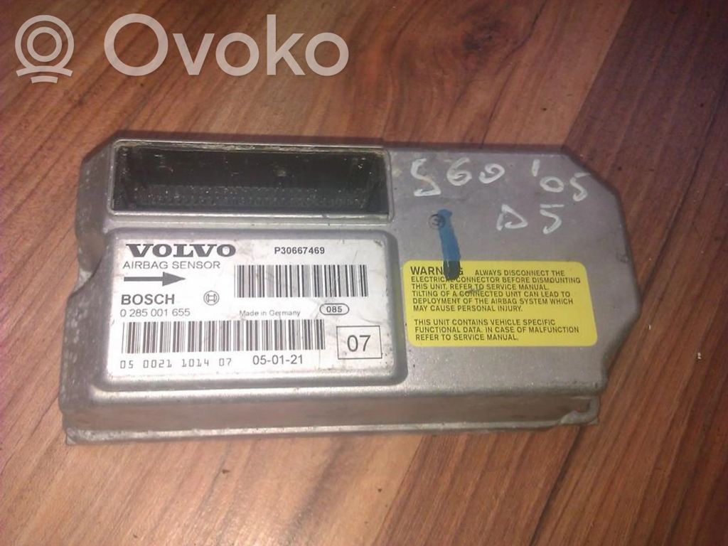 Volvo S60 Centralina/modulo airbag