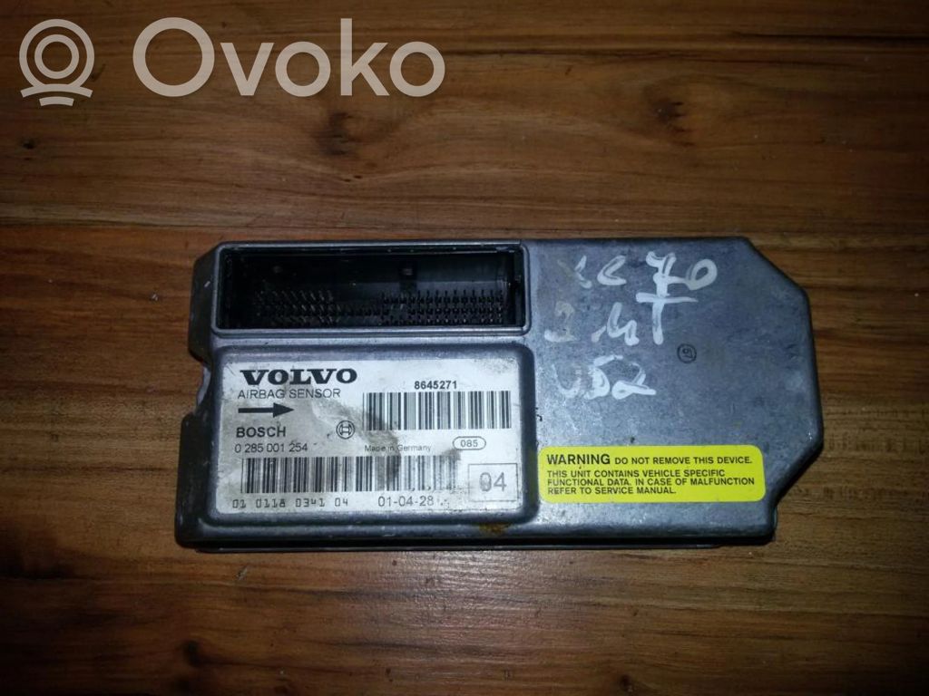 Centralina/modulo airbag   0285001254,8645271,0285001254,8645271