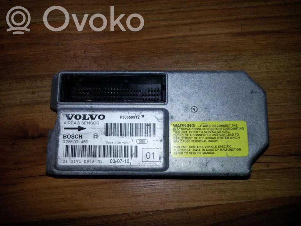 Centralina/modulo airbag   0285001456,P30658912,0285001456,P30658912