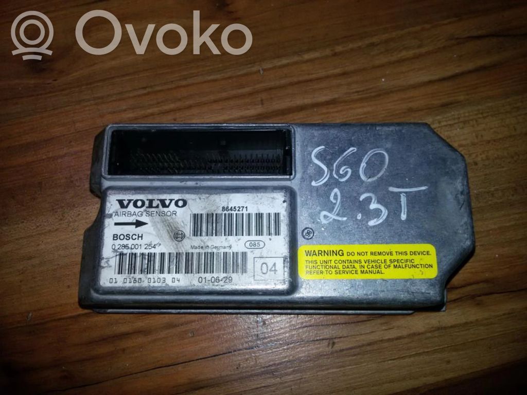 Module de contrôle airbag   0285001254,8645271,0285001254,8645271