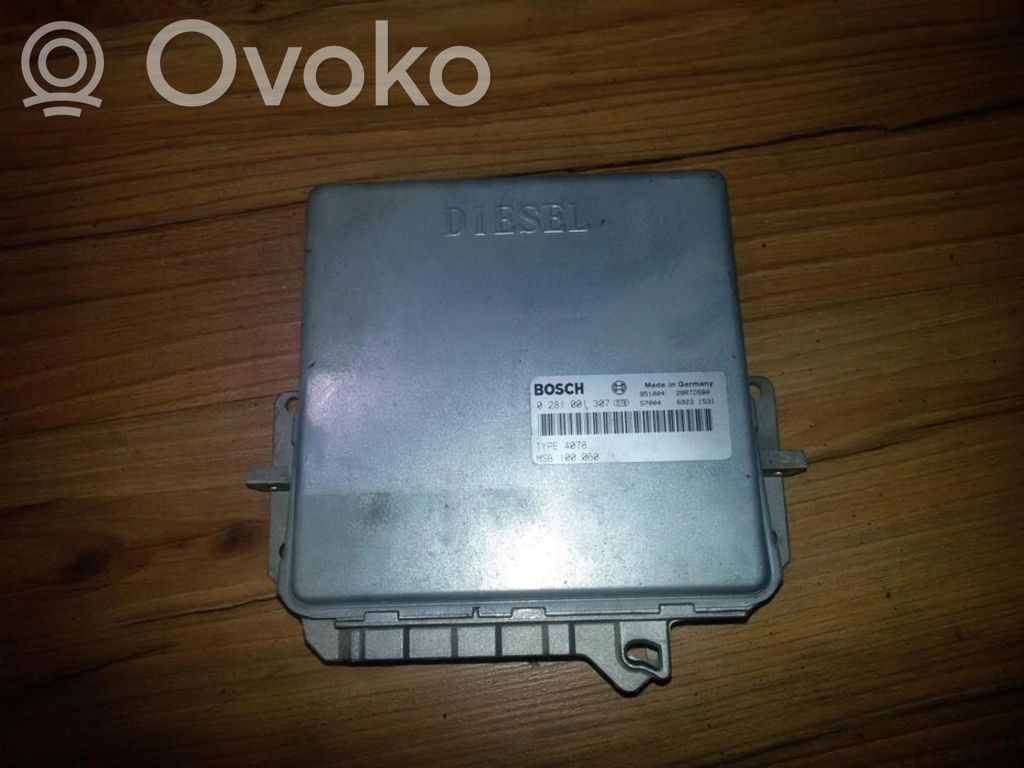 Sterownik / Moduł ECU   0281001307,MSB100060,0281001307,MSB100060