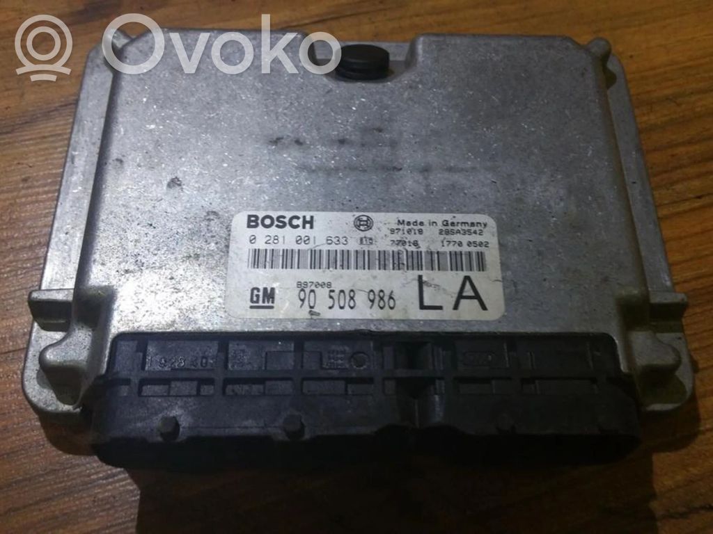 Engine control unit/module   0281001633,GM90508986,0281001633,17700502,28SA3542,77018,GM90508986
