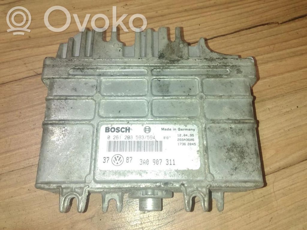 Unidad de control/módulo del motor   0261203593,3A0907311,0261203593,3A0907311