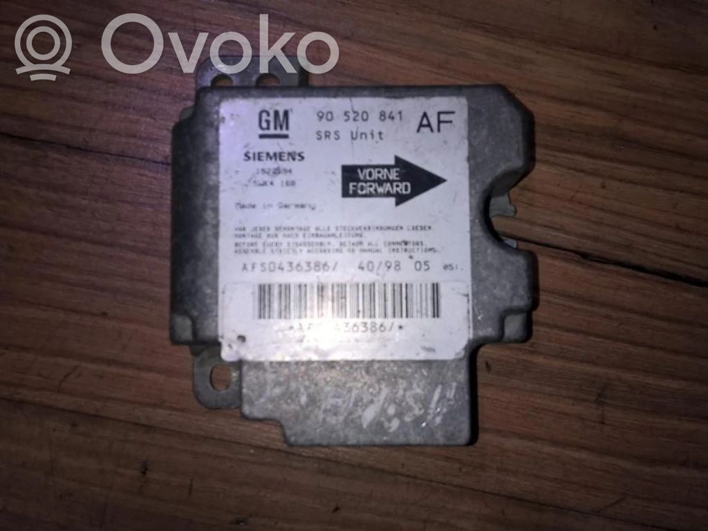 Opel Astra G Centralina/modulo airbag 