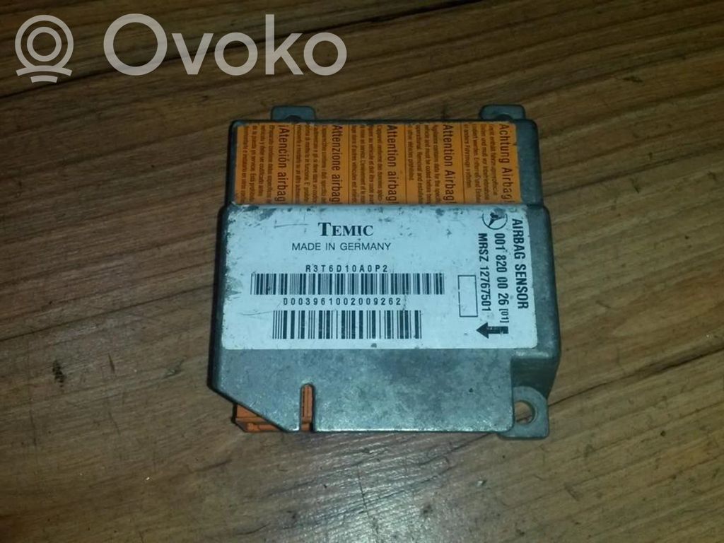 Centralina/modulo airbag   0018200026,12767501,0018200026,12767501