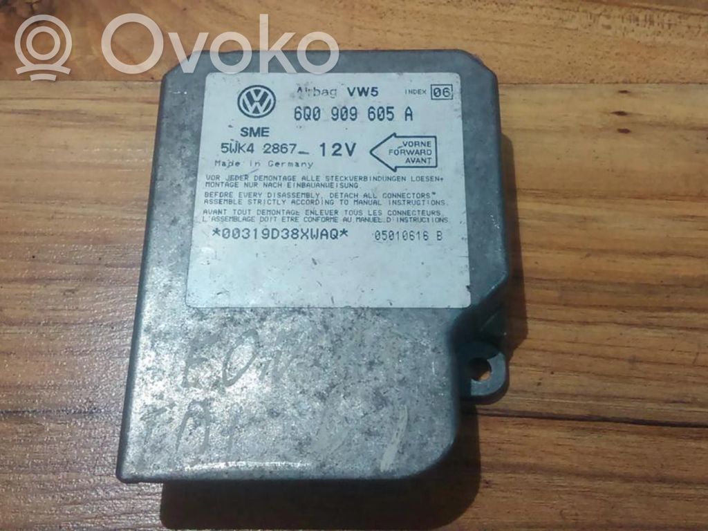 Module de contrôle airbag   6Q6909605A,5WK42867,5WK42867,6Q6909605A