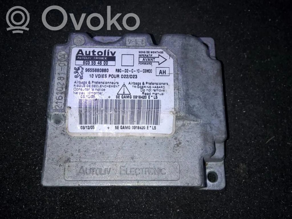 Peugeot 407 Unitate/modul de comandă airbaguri 