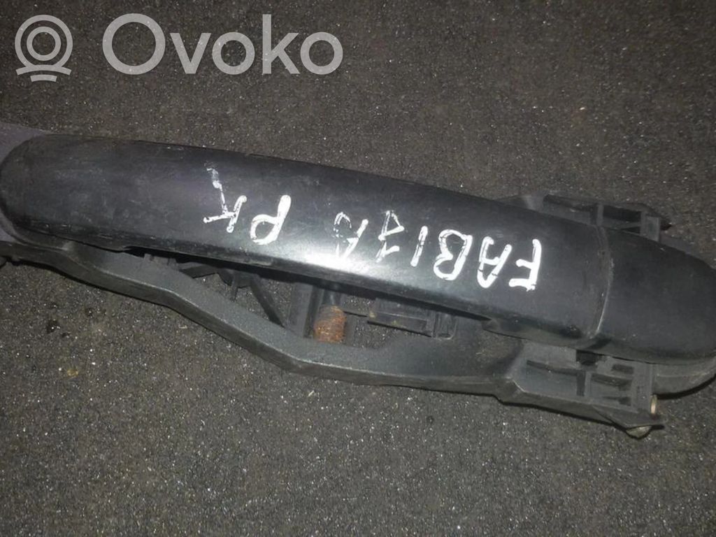 Skoda Fabia Mk1 (6Y) Poignée extérieure de porte avant